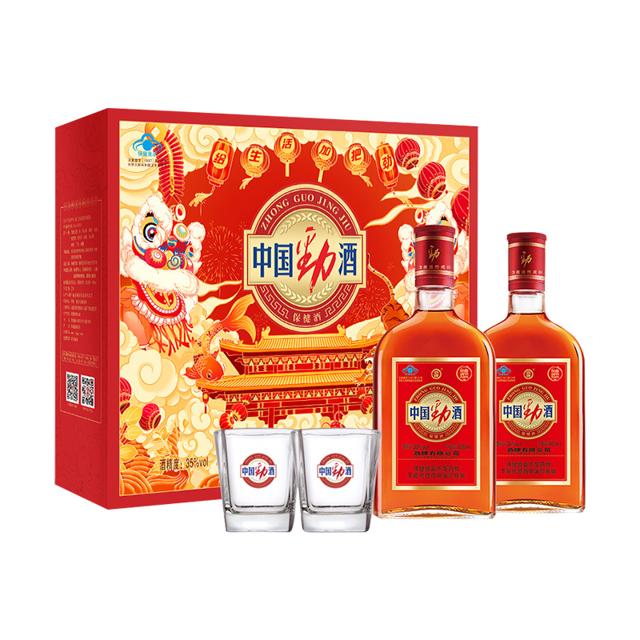 次日达 中国劲酒35度600ml*2