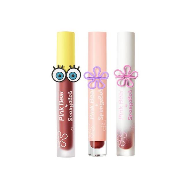 Pink Bear 皮可熊绵绵粉纱雾感唇釉