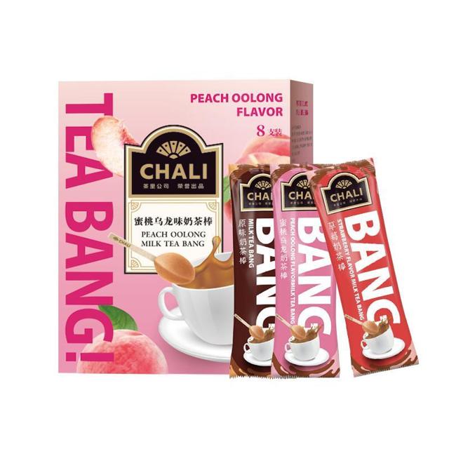 CHALI 茶里 蜜桃乌龙棒棒奶茶阿萨姆港式草莓棒棒奶茶速溶茶粉冲饮