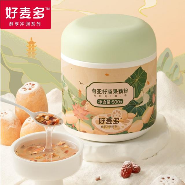 好麦多 奇亚籽水果坚果藕粉羹500g