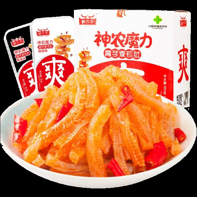 可用签到红包 神农芋魔芋爽素毛肚辣条20包