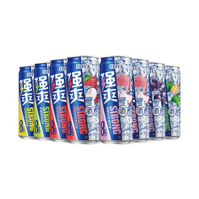 RIO强爽 鸡尾酒果酒8度330ml*8罐