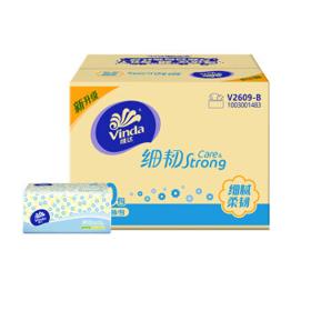 Vinda 维达 抽纸 细韧3层120抽*30包面巾纸（XS码）整箱销售母婴可用