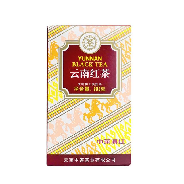中茶 茶叶 云南滇红U303红茶大叶种工夫红茶80g 中粮茶叶