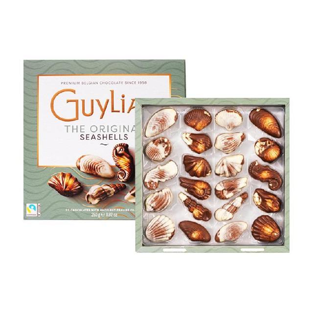 GuyLiAN 吉利莲 比利时Guylian吉利莲贝壳巧克力白色礼盒250g圣诞送礼物婚庆喜糖