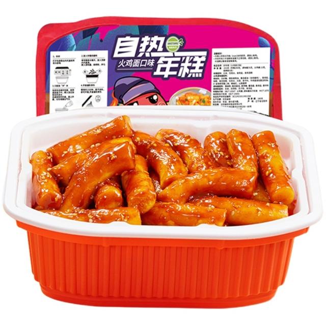 奥斯托马 火鸡味自热年糕网红部队火锅懒人辣炒年糕条韩式年糕速食