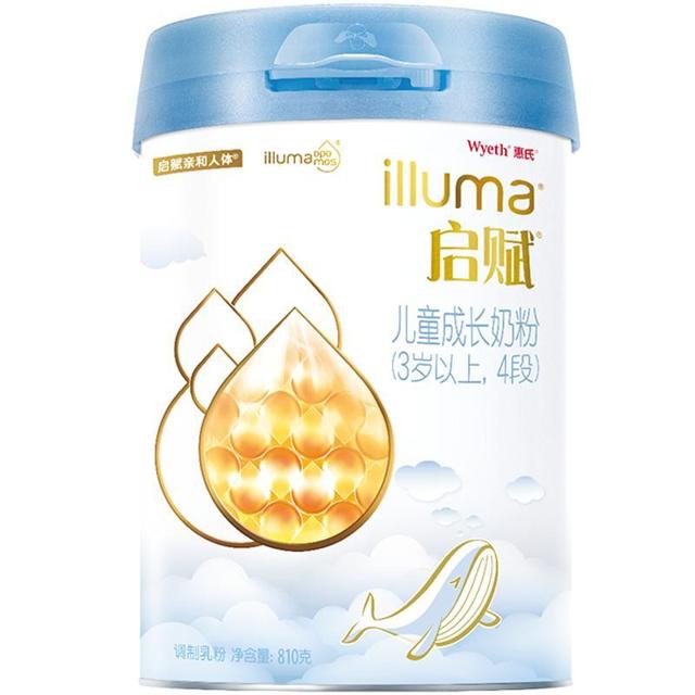 88VIP：illuma 启赋 蓝钻系列 儿童配方奶粉 4段 810g