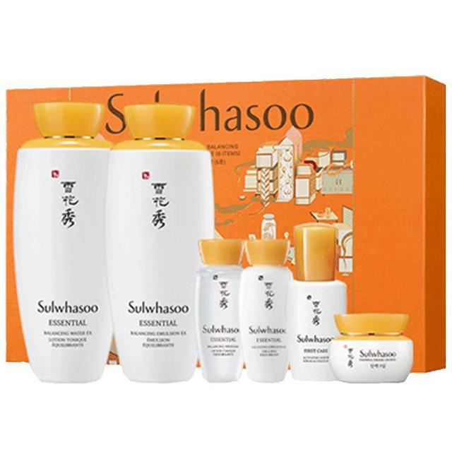 Sulwhasoo 雪花秀 护肤6件套（水125ml+15ml+乳125ml+15ml+精华露8ml+面霜5ml）