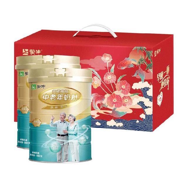 88VIP：MENGNIU 蒙牛 维高钙中老年奶粉 800g*2罐