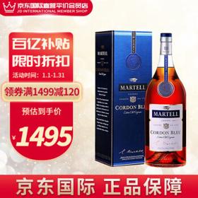 MARTELL 马爹利 法国 干邑白兰地 1000ml