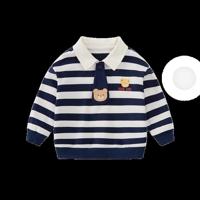 懿琪宝贝男童卫衣春秋婴儿衣服polo童装