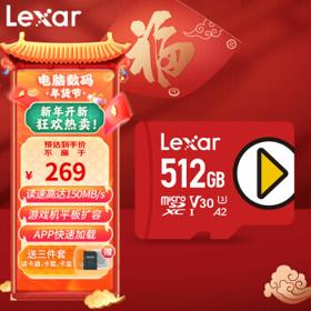 Lexar 雷克沙 PLAY系列 Micro-SD存储卡 512GB