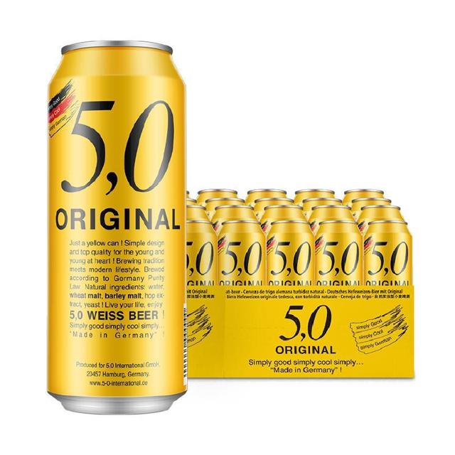 OETTINGER 奥丁格 5.0 ORIGINAL 自然浑浊型 小麦啤酒