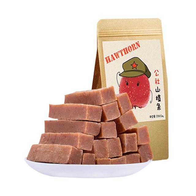 沂蒙公社 0添加山楂条280g×1袋休闲零食开胃山楂
