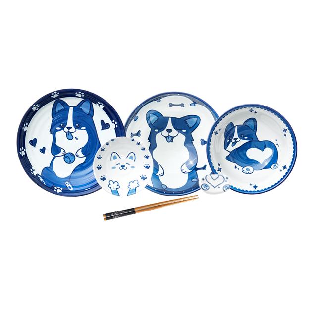 周二生活场：共禾京品 陶瓷餐具 6件套