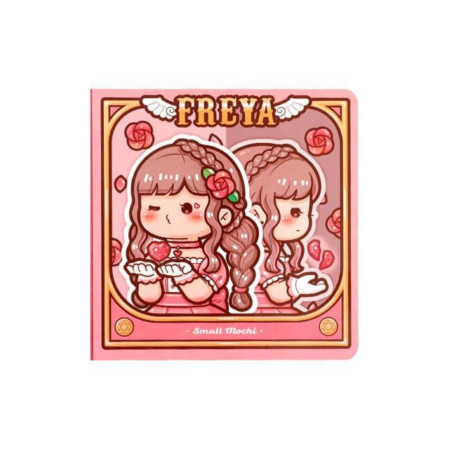 YUREN 余人 网红小麻薯方方本手账本魔法系列少女心复古手帐本文艺精致小仙女手杖方格本小学生女生本子方形笔记本ins风