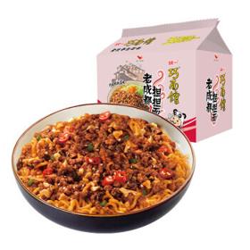 移动端、有券的上：统一 巧面馆 老成都担担面 酱拌面 112克 5连包 袋面 速食面