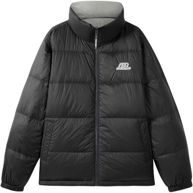 SKECHERS 斯凯奇 2022年新款羽绒服保暖男女同款双面穿运动保暖外套