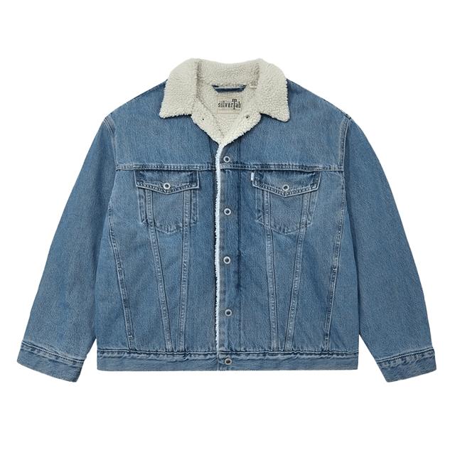 Levi's 李维斯 银标系列秋冬新品情侣夹克仿羊羔绒外套A3180-0000
