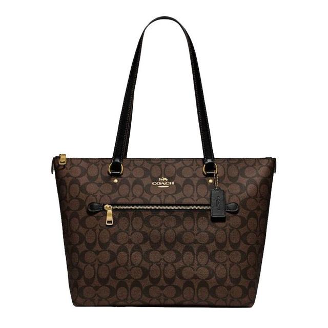 COACH 蔻驰 女士大号托特包大容量老花手提单肩包送礼79609