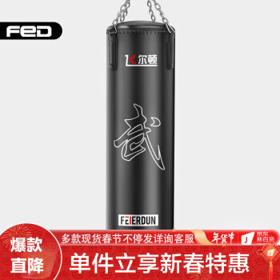 FEIERDUN 飞尔顿 沙袋吊式拳击靶家用成人儿童不倒翁散打训练沙包武术拳击健身器材
