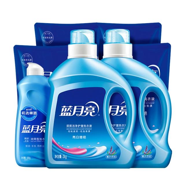 拍二加量不加价 蓝月亮亮白洗衣液6.5kg