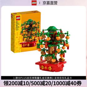LEGO 乐高 新春中国风系列40648摇钱树发财树儿童拼装积木玩具新年礼物