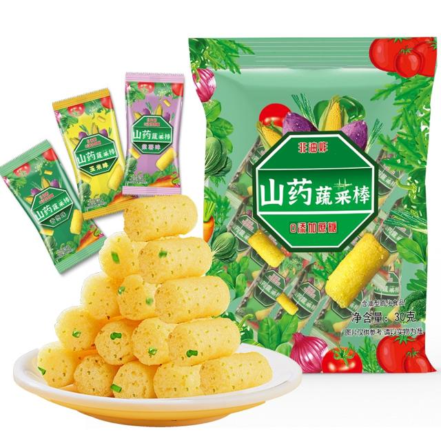 拍4件 聪师傅山药蔬菜棒加购3款到手1元