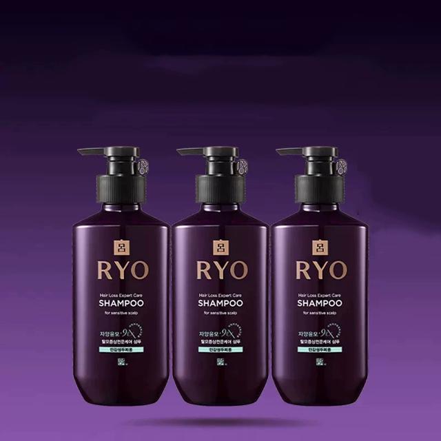 83.5 紫吕固发滋养润发洗发水400ml*3瓶