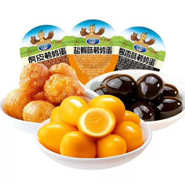 贤哥 盐焗鹌鹑卤蛋小包装40枚