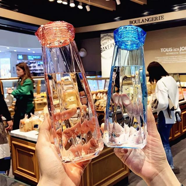 天降仅1.8元 颜色任选水晶玻璃杯400ml