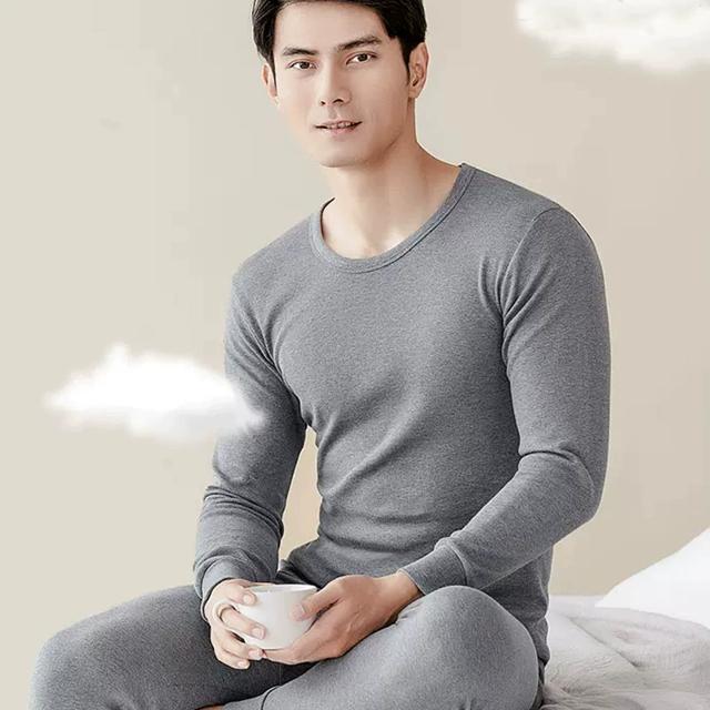 古今男士纯棉秋衣秋裤套装