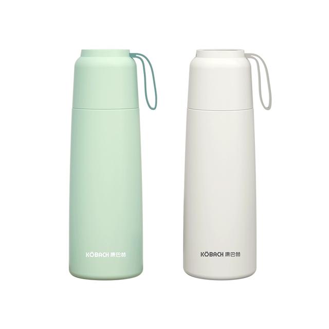 凑单45.1 康巴赫不锈钢保温杯带杯盖500ml