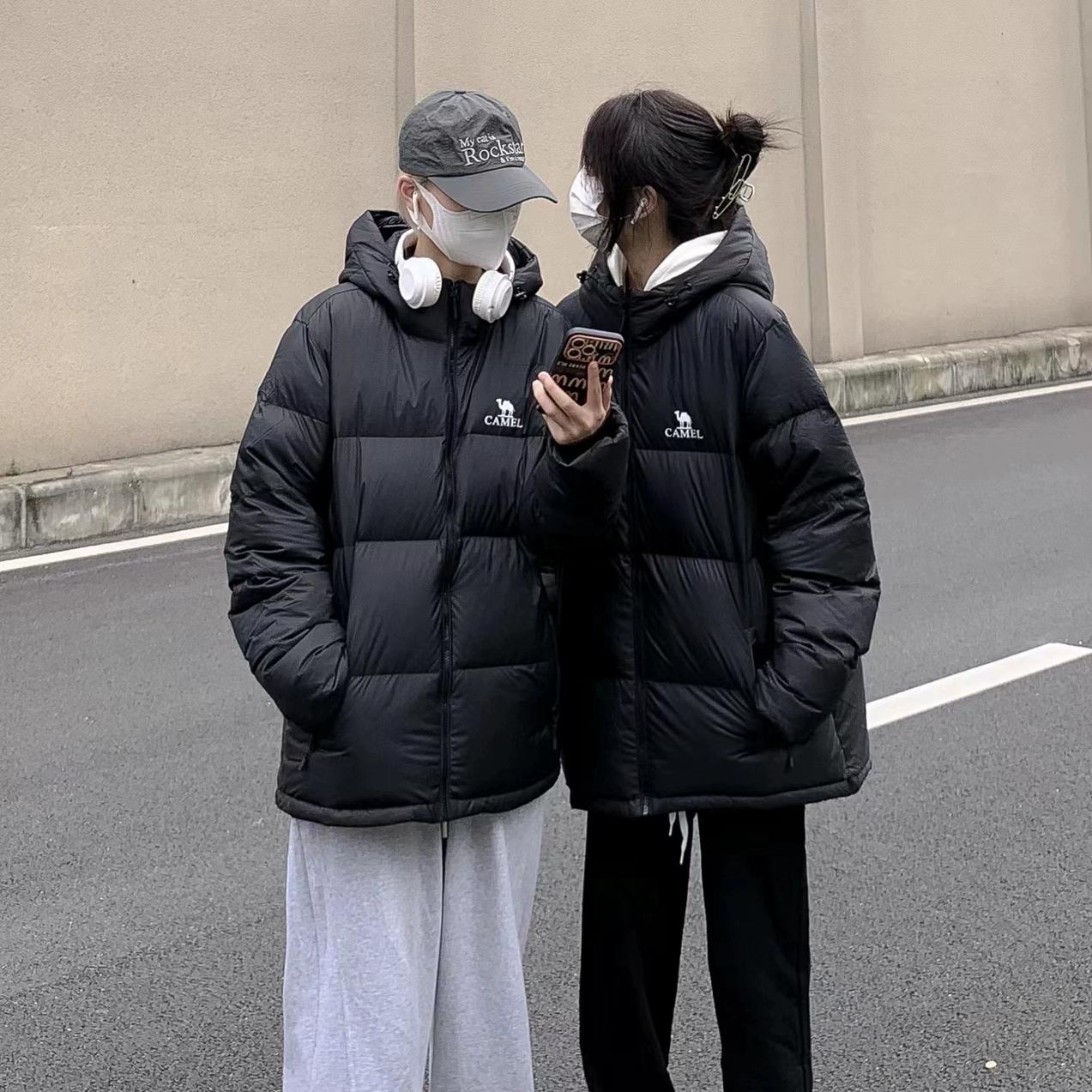 骆驼 火山2.0男女90白鸭绒羽绒服