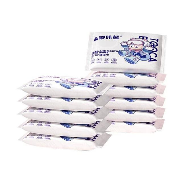 天降到手1.01元 嘟咔熊湿纸巾10抽/7包