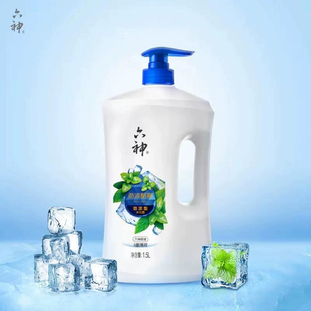 六神沐浴露持久留香家庭装沐浴乳1.5L