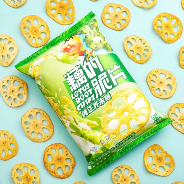 拍五件 我是不白吃藕的脆片大包网红味