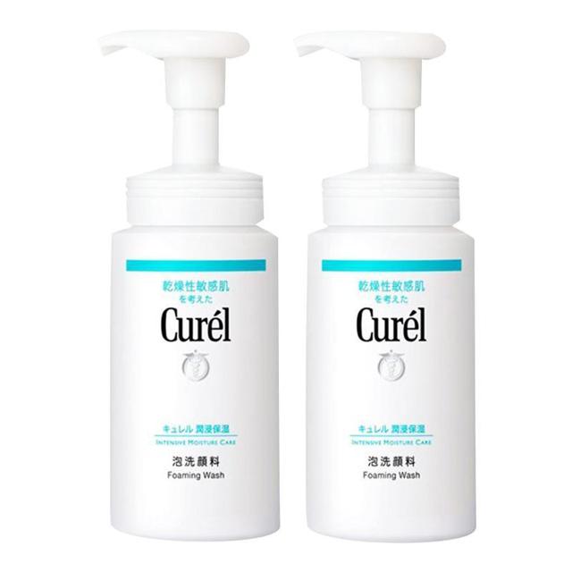 Curél 珂润 Curel珂润氨基酸洁面乳150ml*2泡沫温和干性敏感肌洗面奶
