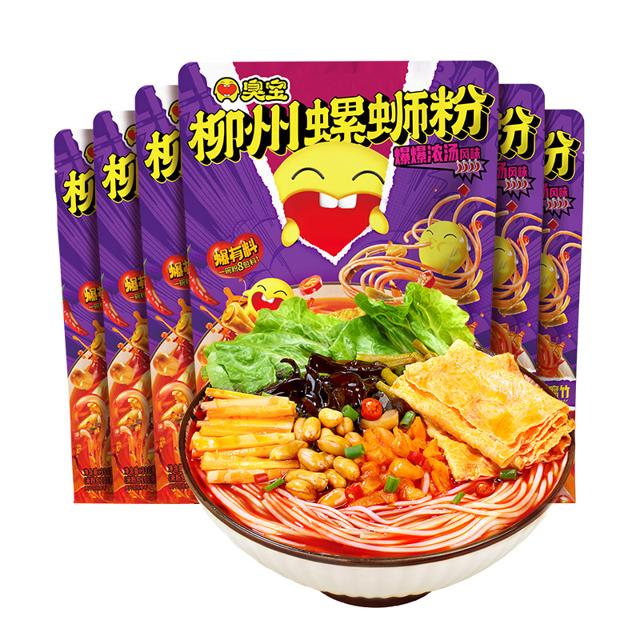 臭宝螺蛳粉大片腐竹330g*6袋