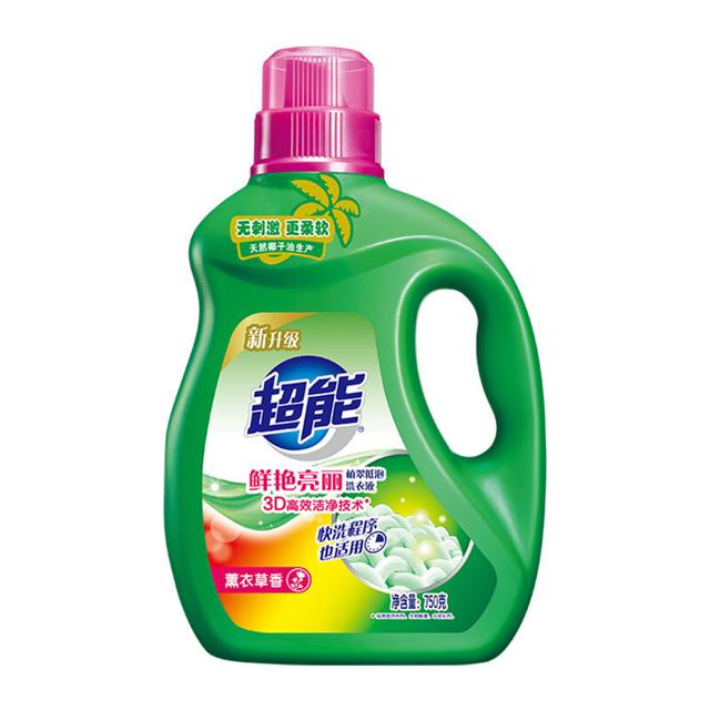 88VIP：超能 植翠低泡系列 洗衣液 1.5斤 薰衣草香