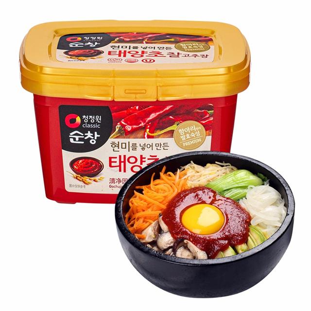 猫超包邮 韩国进口清净园淳昌辣椒酱500g