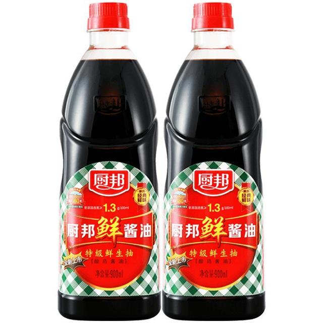 88VIP：厨邦 鲜酱油 900mlx2