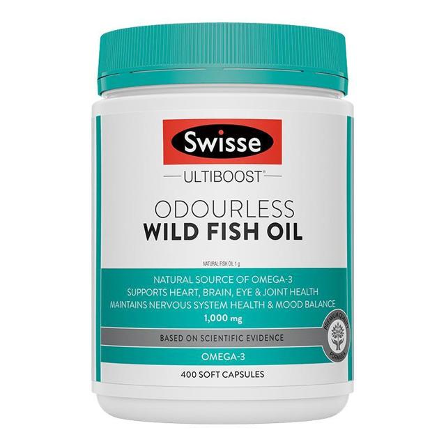 Swisse 斯维诗 Omega-3 无腥味野生鱼油软胶囊 400粒