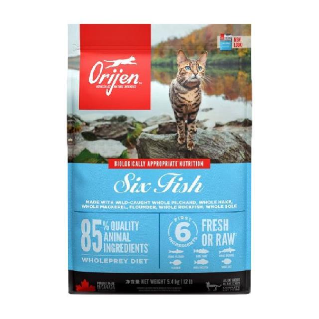 88VIP：Orijen 渴望 六种鱼全阶段猫粮 5.4kg
