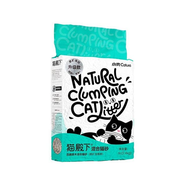 cature 小壳 原木混合猫砂6L