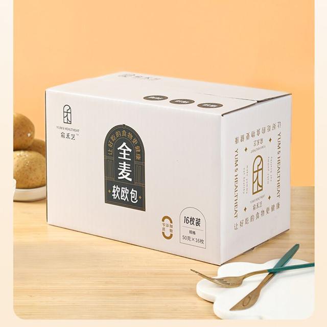 俞禾艺全麦欧包低脂无蔗糖8个
