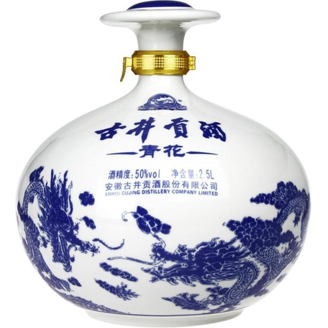88VIP：古井贡酒 青花大坛 50%vol 浓香型白酒 2500ml 坛装