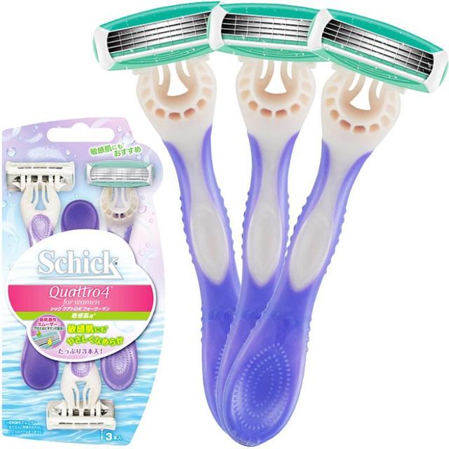 Schick 舒适 舒柔仕女除毛轻便刀 便携3只装