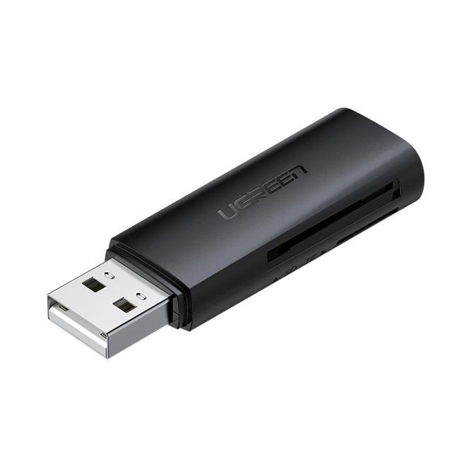 UGREEN 绿联 读卡器sd卡tf多合一usb3.0迷你高速转换器读取车载行车记录仪存储内存卡手机电脑适用于索尼佳能ccd相机