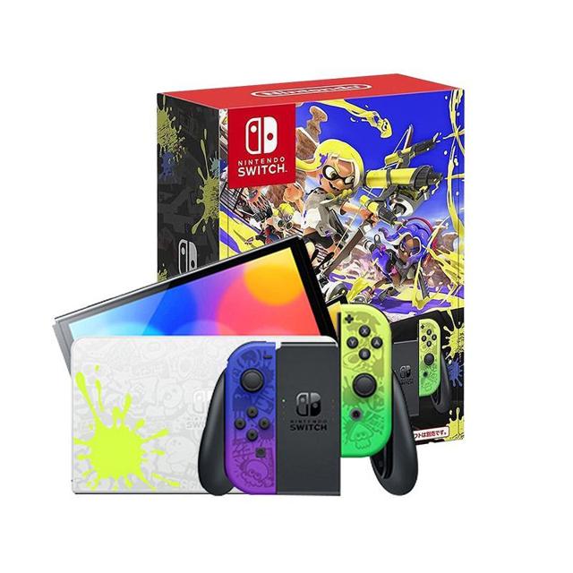 88VIP：Nintendo 任天堂 日版 Switch游戏主机 OLED版 《斯普拉遁3（喷射战士3）》限定版